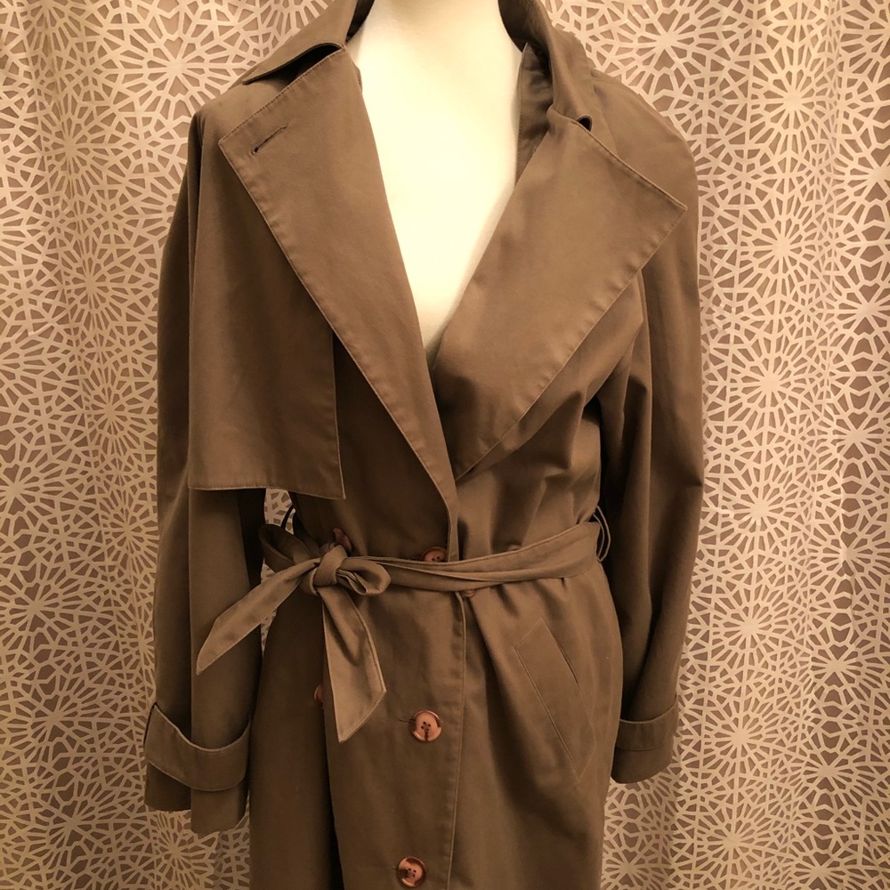 Jacqueline Ferrar Vintage Full Length Trench Coat - Picture 2 of 8